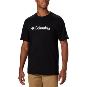 Columbia Men Black CSC Basic Logo Short Sleeve T-Shirt