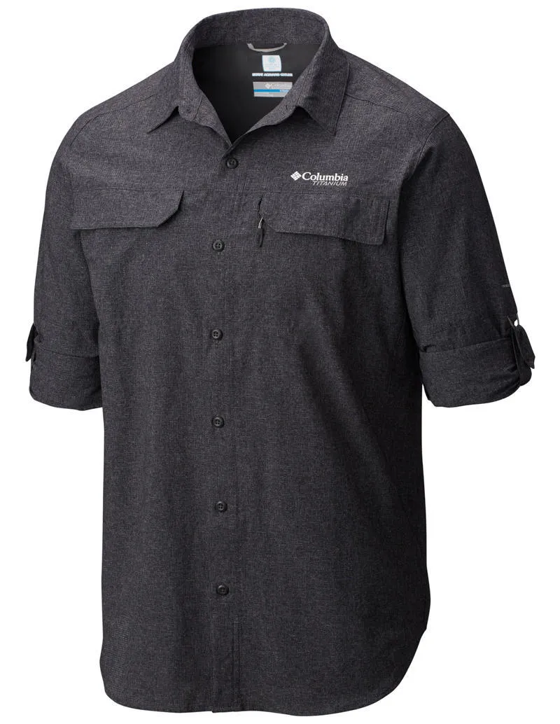 Columbia Men Black Irico Mens Long Sleeve Shirt