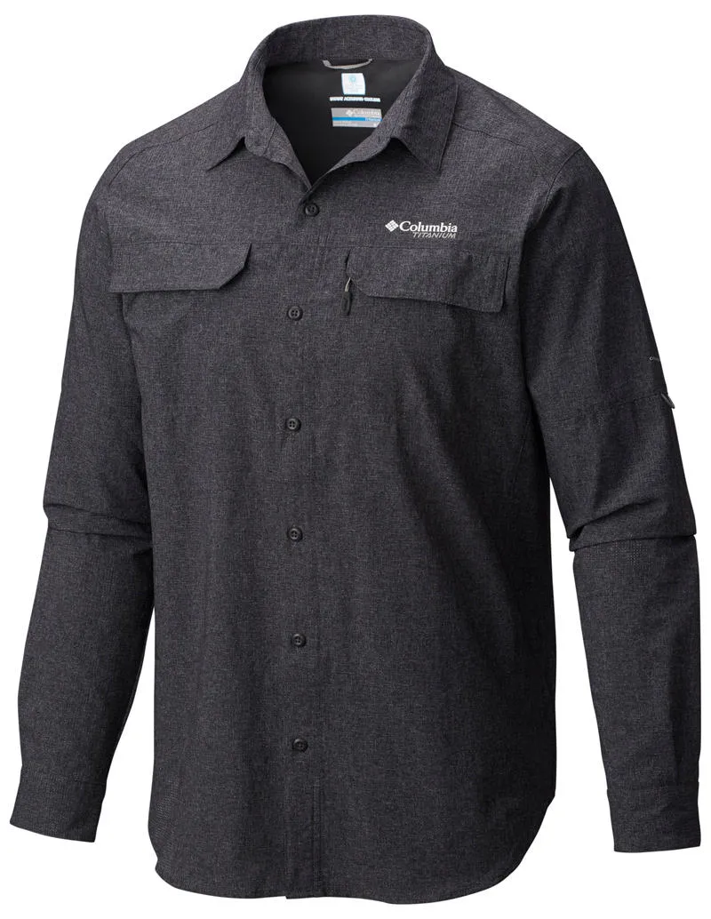Columbia Men Black Irico Mens Long Sleeve Shirt