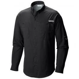 Columbia Men Black Tamiami II Long Sleeve Shirt
