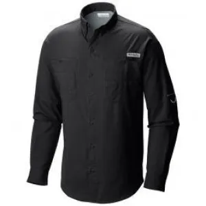 Columbia Men Black Tamiami II Long Sleeve Shirt