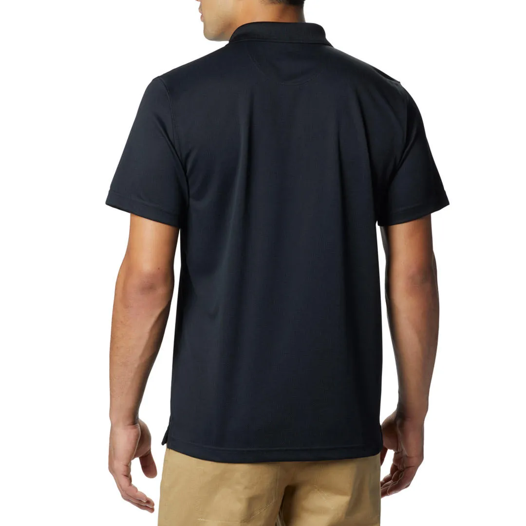 Columbia Men Black Utilizer Polo T-Shirt