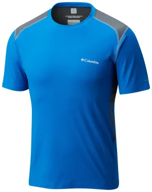 Columbia Men Blue Freeze Degree II Short Sleeve Shirt