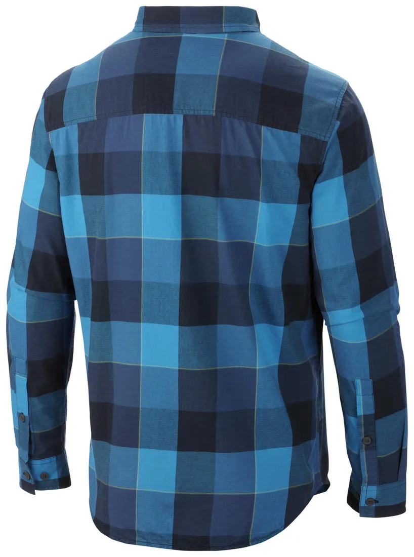 Columbia Men Blue Out And Back II Long Sleeve Shirt