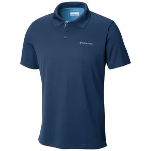 Columbia Men Blue Utilizer Polo T-Shirt