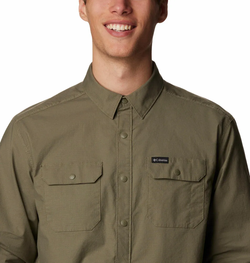 Columbia Men Green Landroamer Lined Shirt
