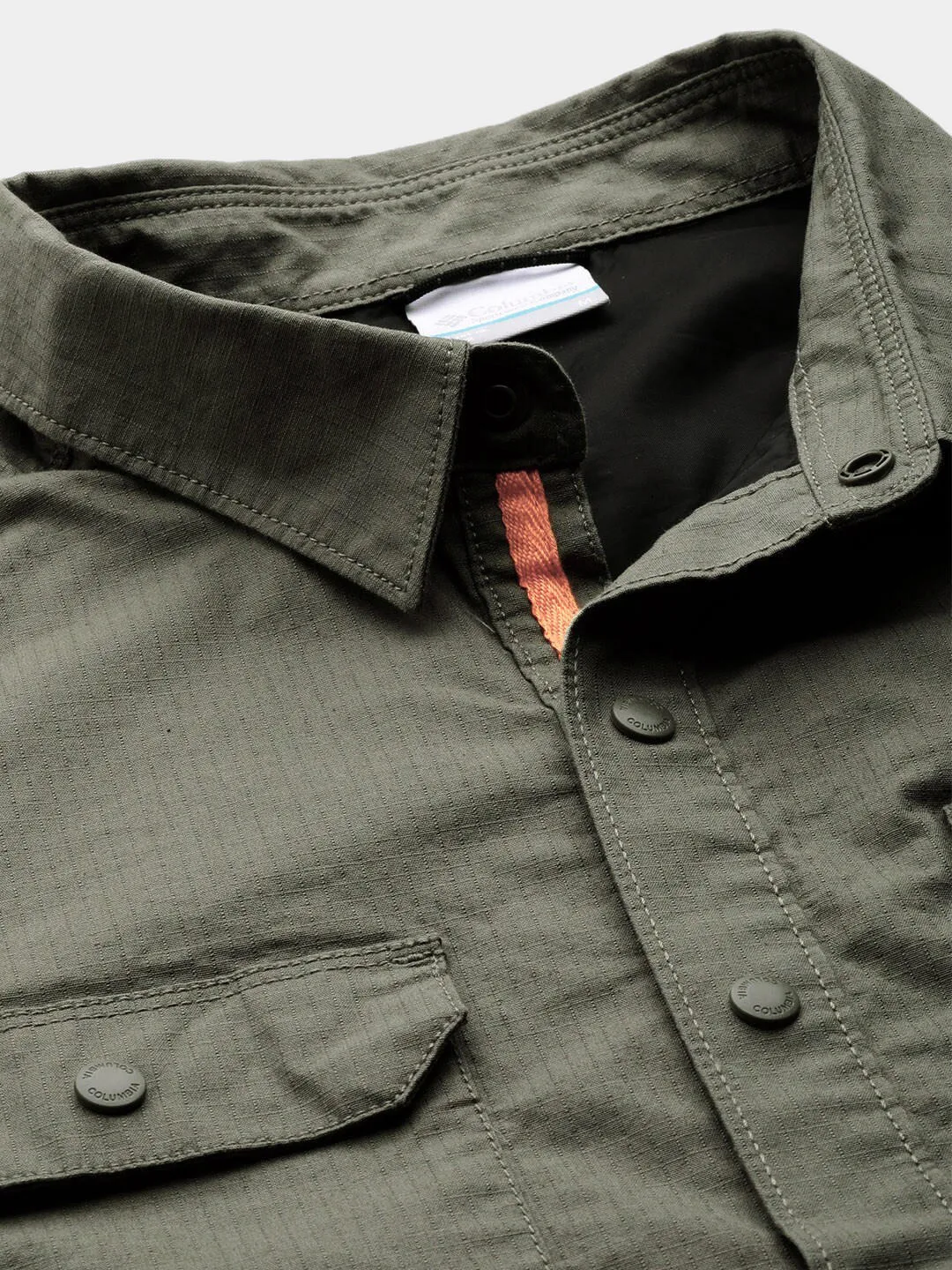 Columbia Men Green Landroamer Lined Shirt
