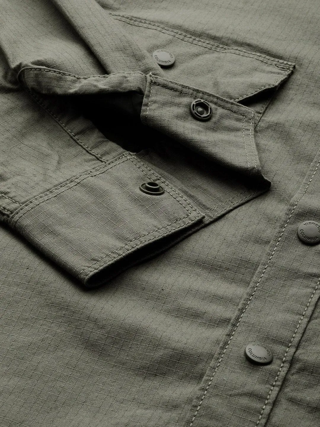 Columbia Men Green Landroamer Lined Shirt