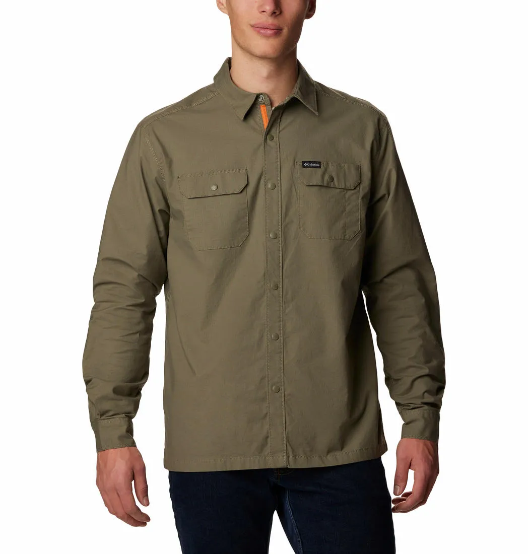Columbia Men Green Landroamer Lined Shirt