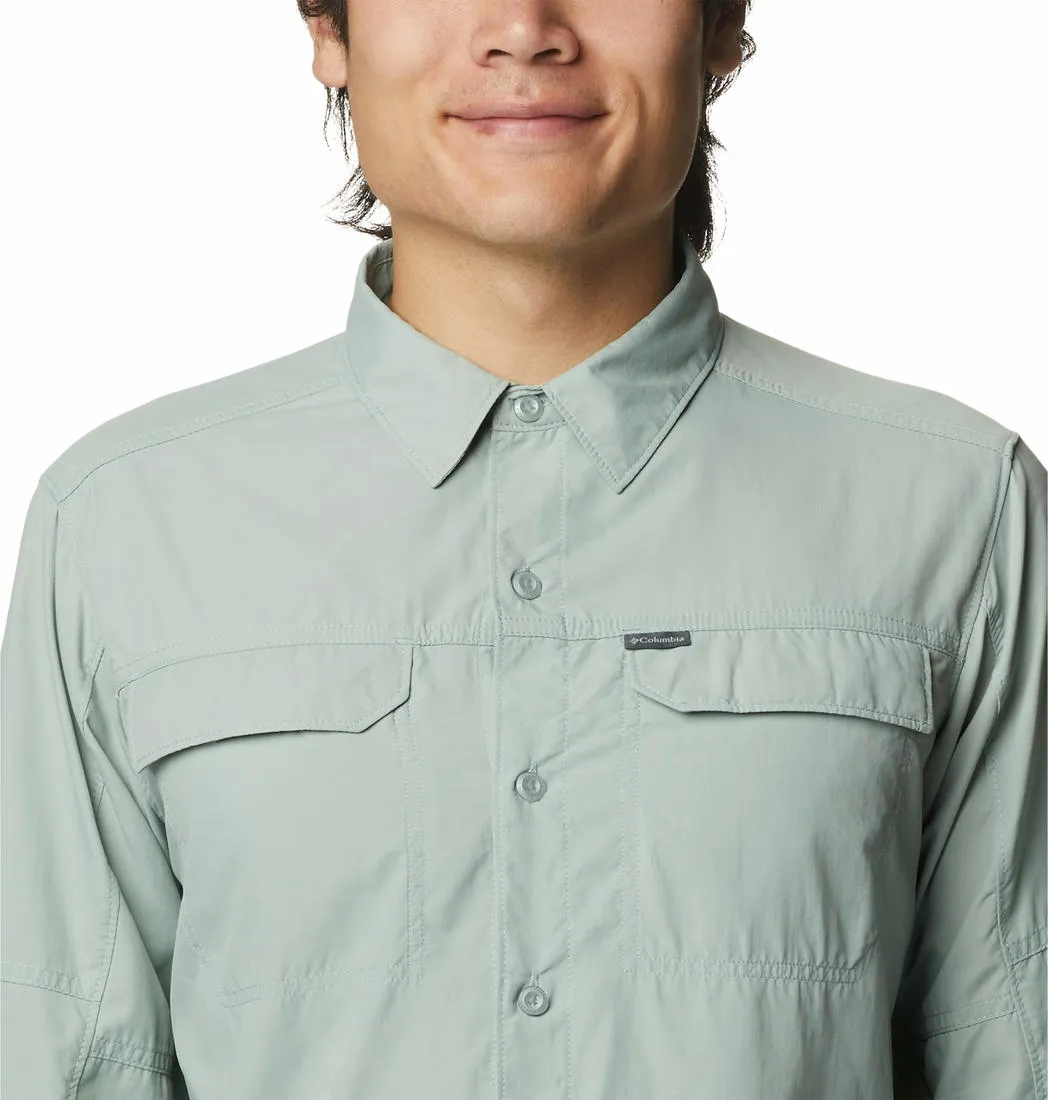 Columbia Men Green Silver Ridge2.0 Long Sleeve Shirt