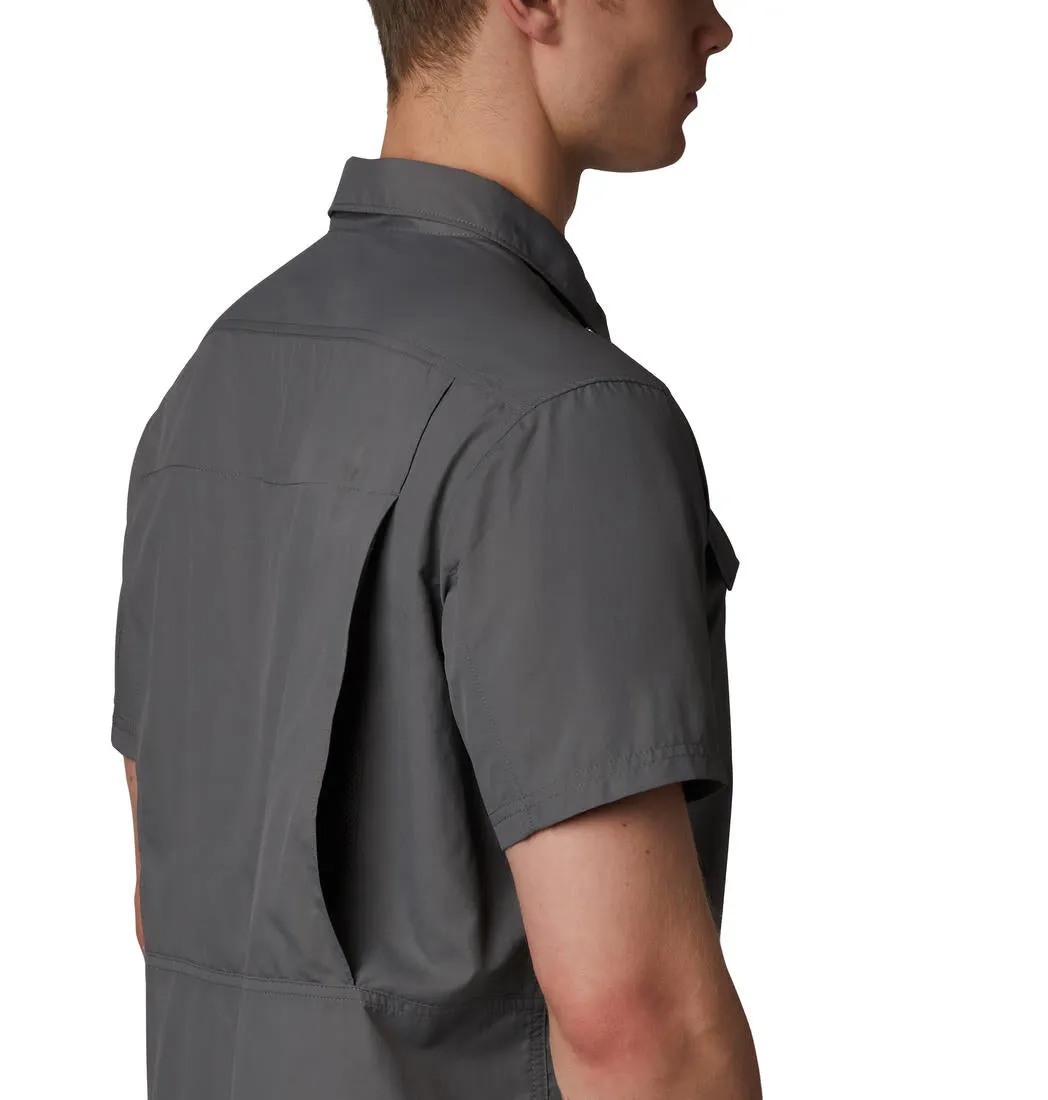 Columbia Men Grey Silver Ridge 2.0 Short Sleeve Shirt