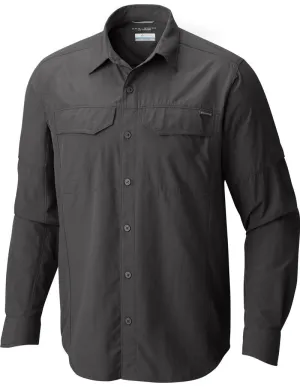 Columbia Men Grey Silver Ridge Long Sleeve Shirt