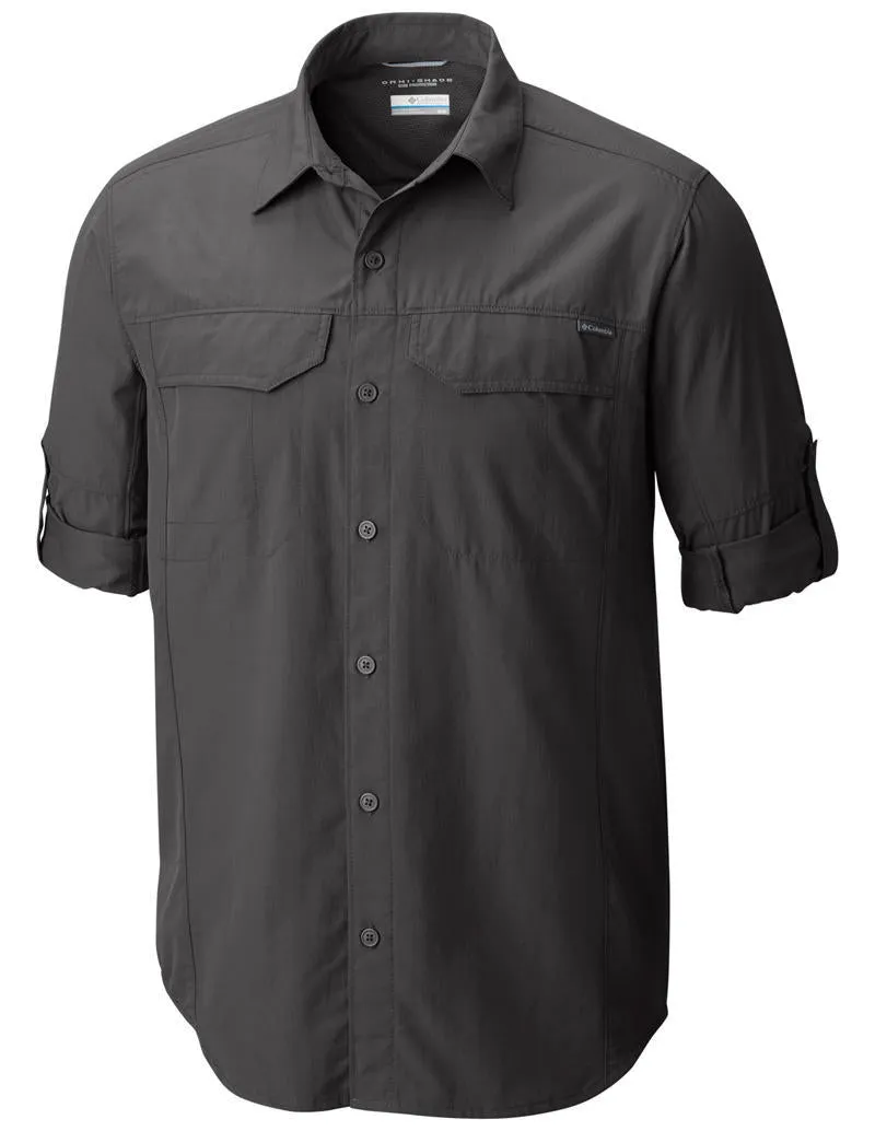 Columbia Men Grey Silver Ridge Long Sleeve Shirt