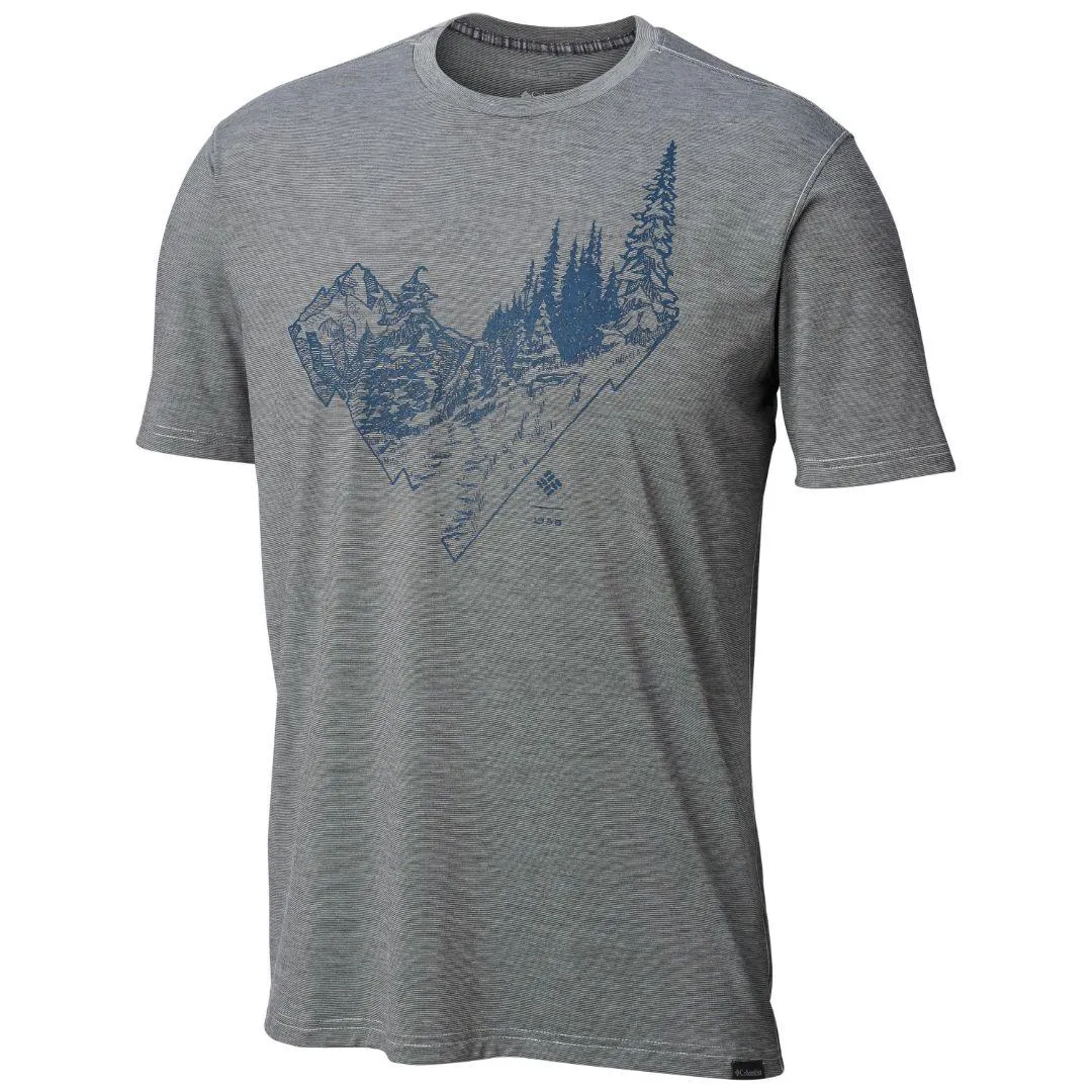 Columbia Men Grey Trail Shaker II Short Sleeve T-Shirt