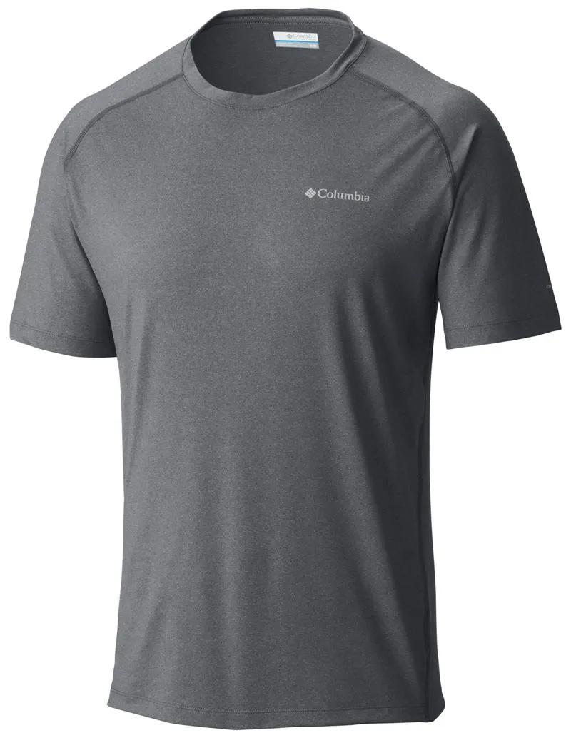 Columbia Men Grey Tuk Mountain Mens Short Sleeve T-Shirt