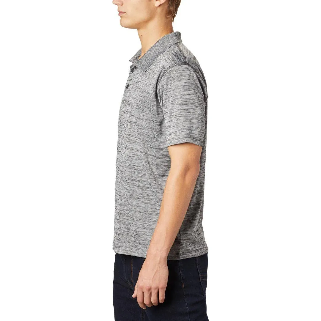 Columbia Men Grey Zero Rules Polo T-Shirt