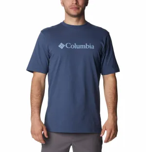 Columbia Men Navy Blue CSC Basic Logo Short Sleeve T-Shirt