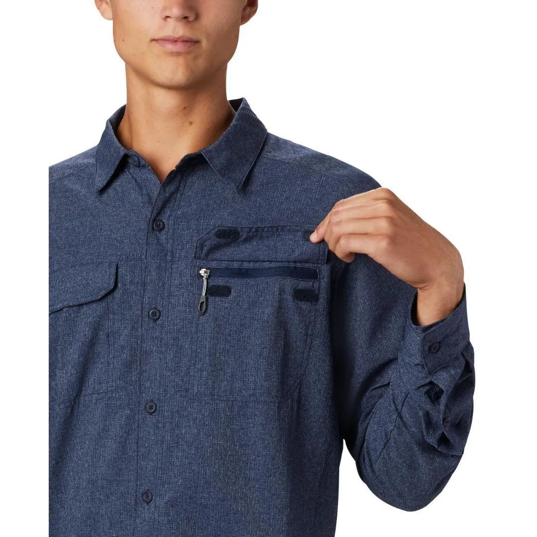 Columbia Men Navy Blue Irico Mens Long Sleeve Shirt