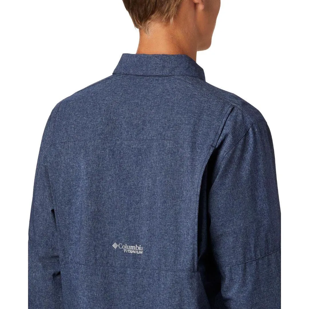 Columbia Men Navy Blue Irico Mens Long Sleeve Shirt