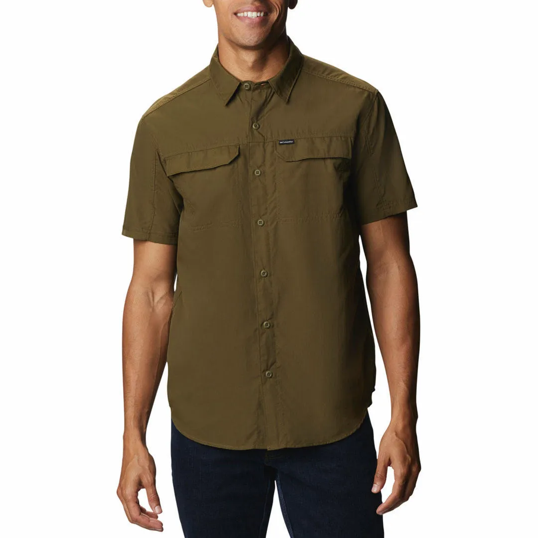 Columbia Men Olive Silver Ridge 2.0 Short Sleeve Shirt