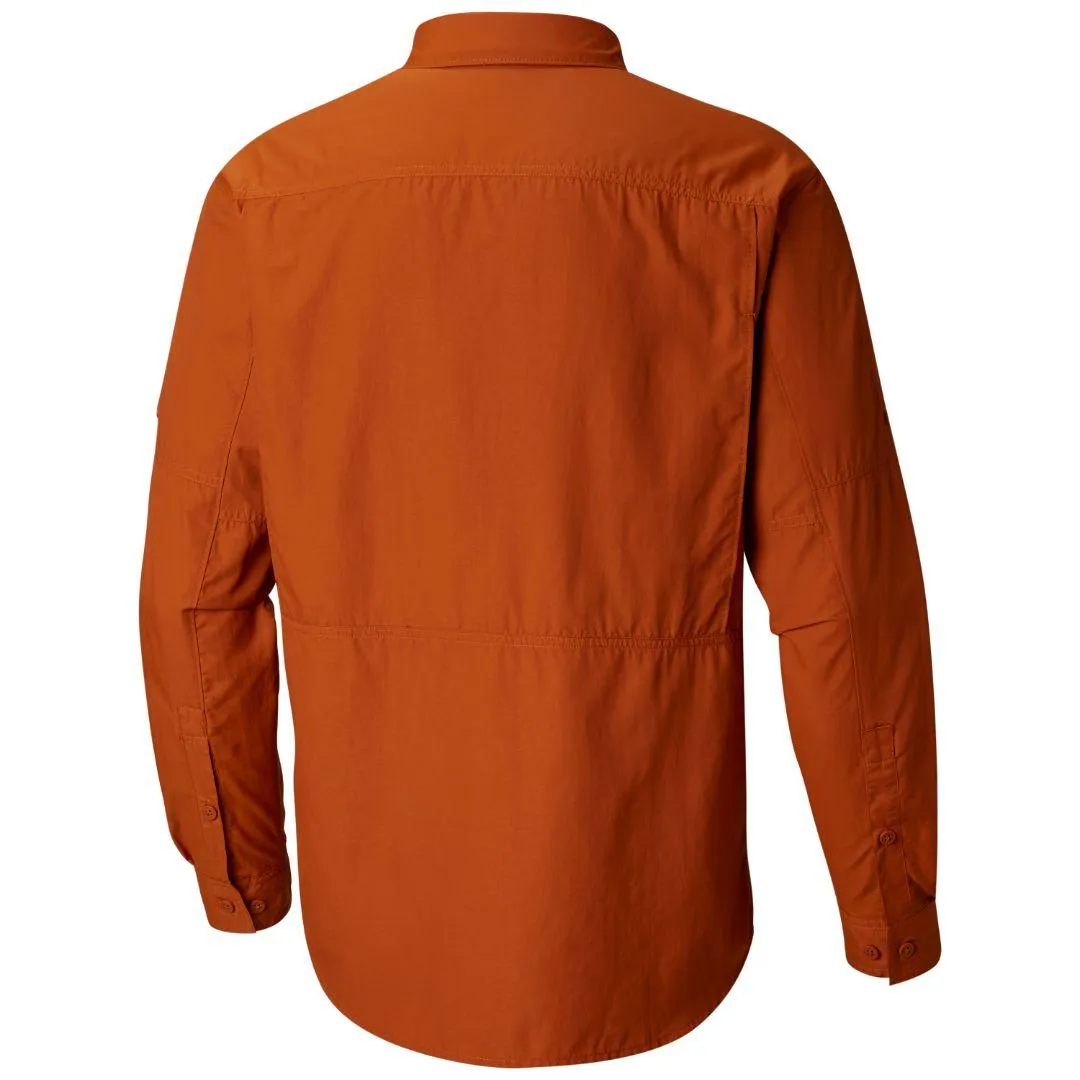 Columbia Men Orange Silver Ridge 2.0 Long Sleeve Shirt