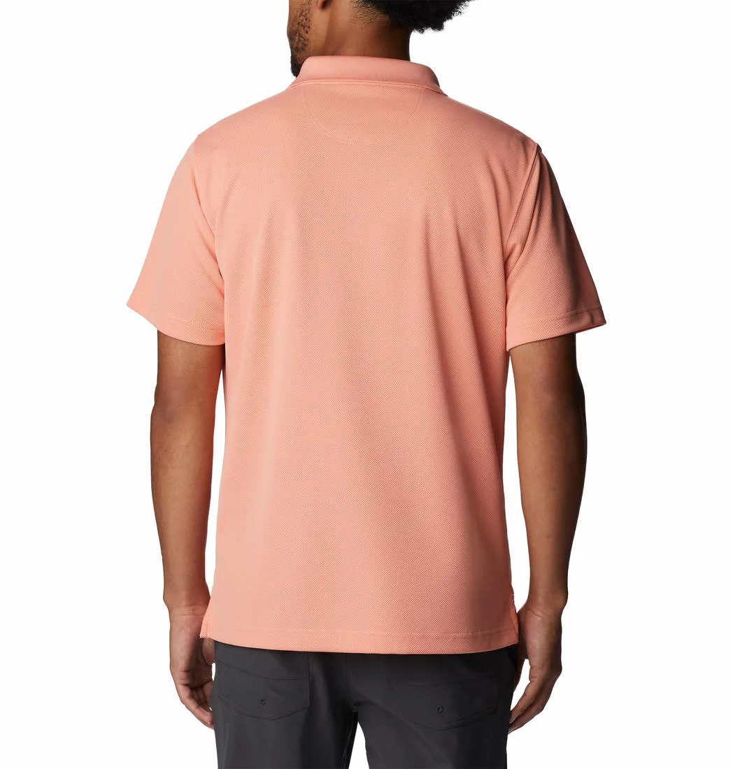 Columbia Men Peach Utilizer Polo T-Shirt