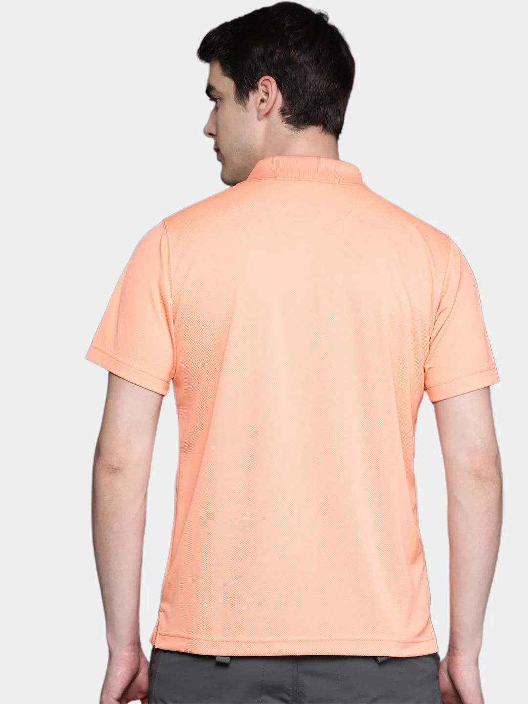 Columbia Men Peach Utilizer Polo T-Shirt