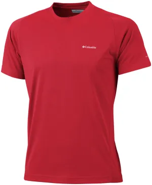 Columbia Men Red Mountain Tech III Short Sleeve Crew T-Shirt