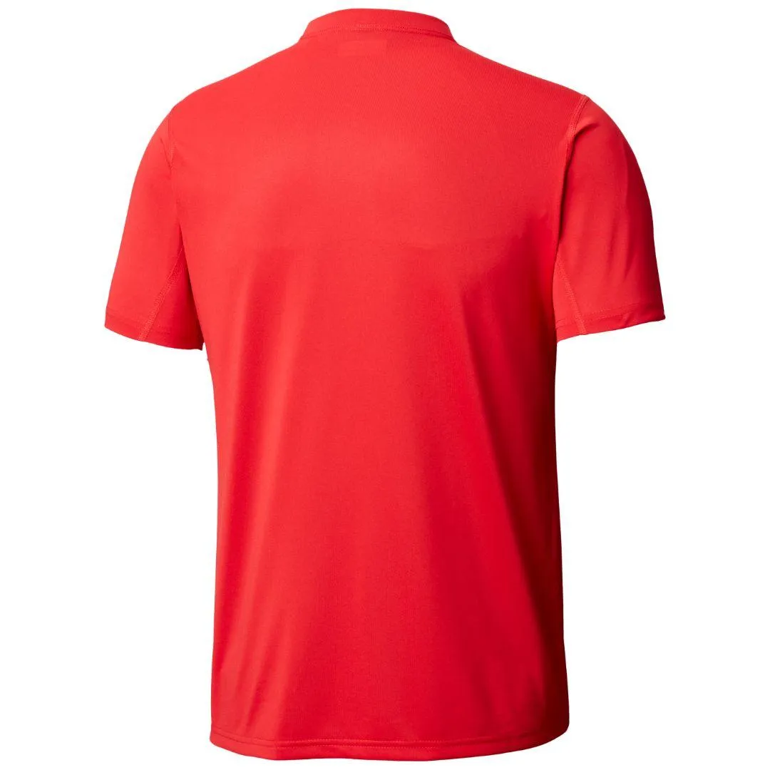 Columbia Men Red Timber Trek Graphic Short Sleeve T-Shirt