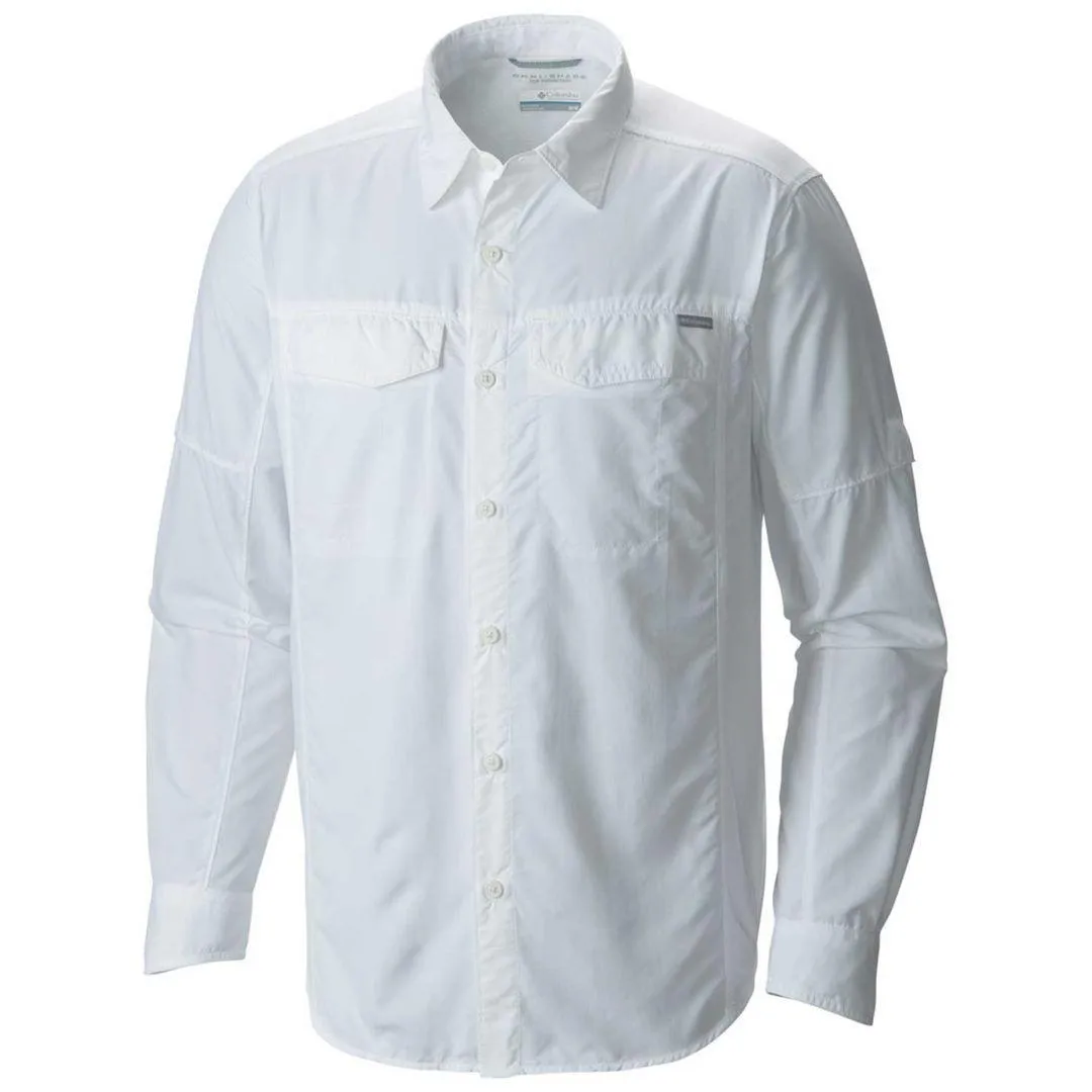 Columbia Men White Silver Ridge Long Sleeve Shirt