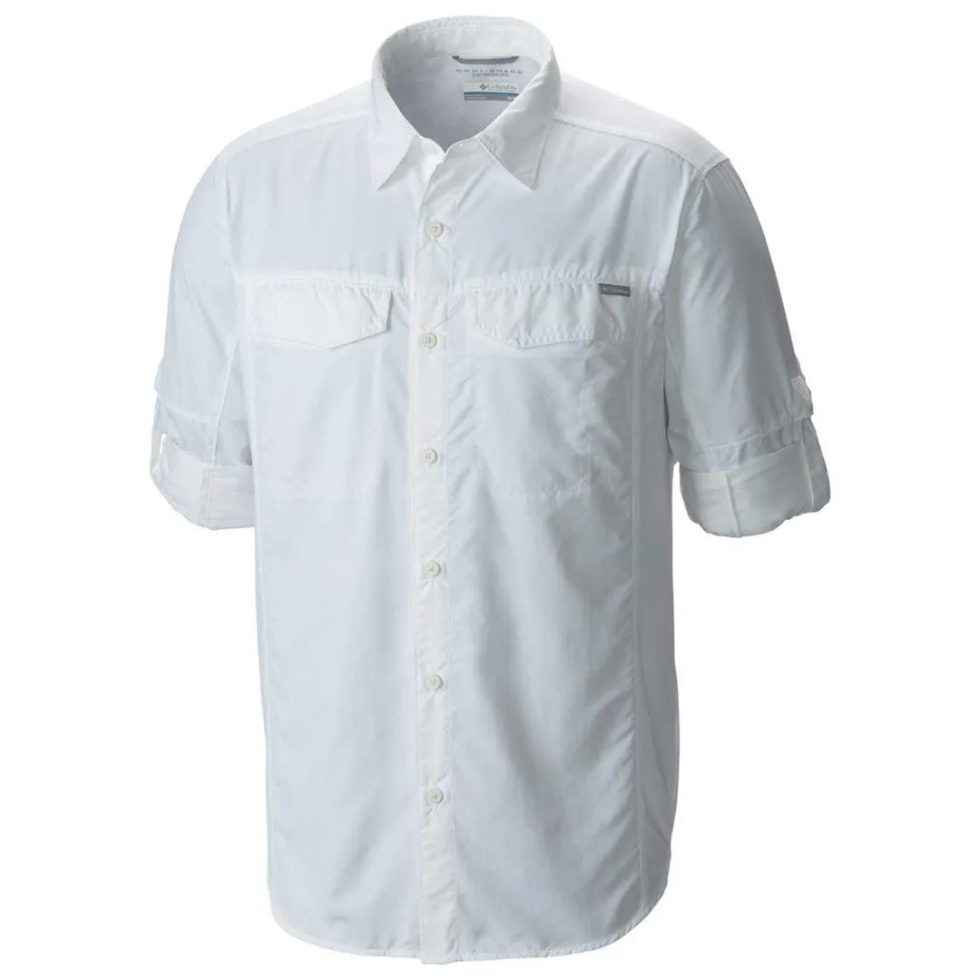Columbia Men White Silver Ridge Long Sleeve Shirt