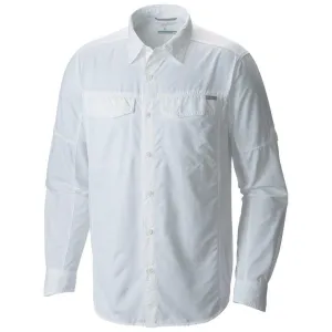 Columbia Men White Silver Ridge Long Sleeve Shirt