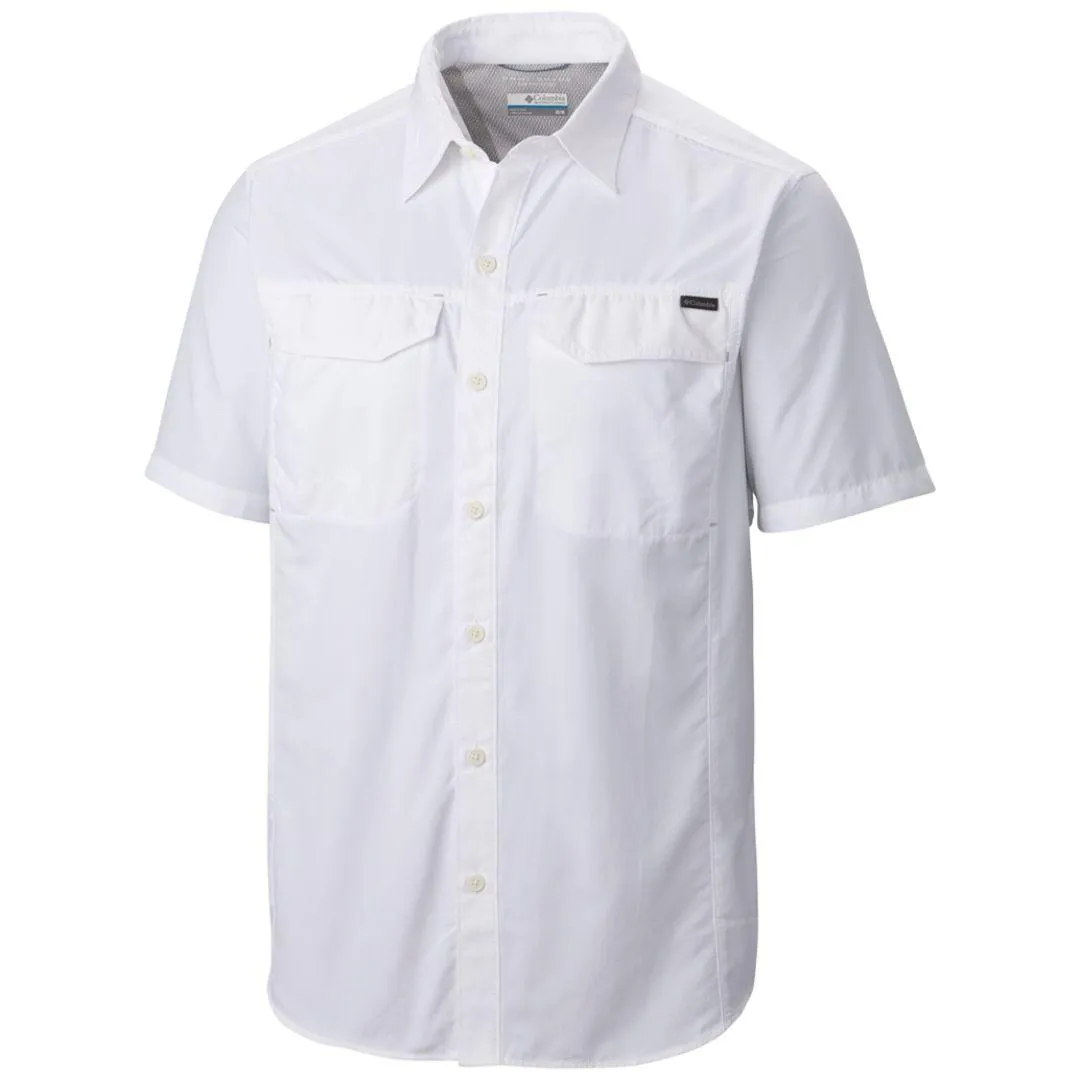 Columbia Men White Silver Ridge Short Sleeve Shirt