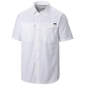 Columbia Men White Silver Ridge Short Sleeve Shirt