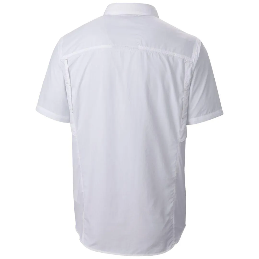 Columbia Men White Silver Ridge Short Sleeve Shirt