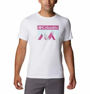 Columbia Men White Zero Rules Short Sleeve Graphic T-Shirt