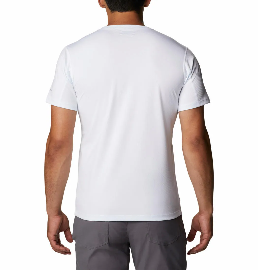 Columbia Men White Zero Rules Short Sleeve Graphic T-Shirt