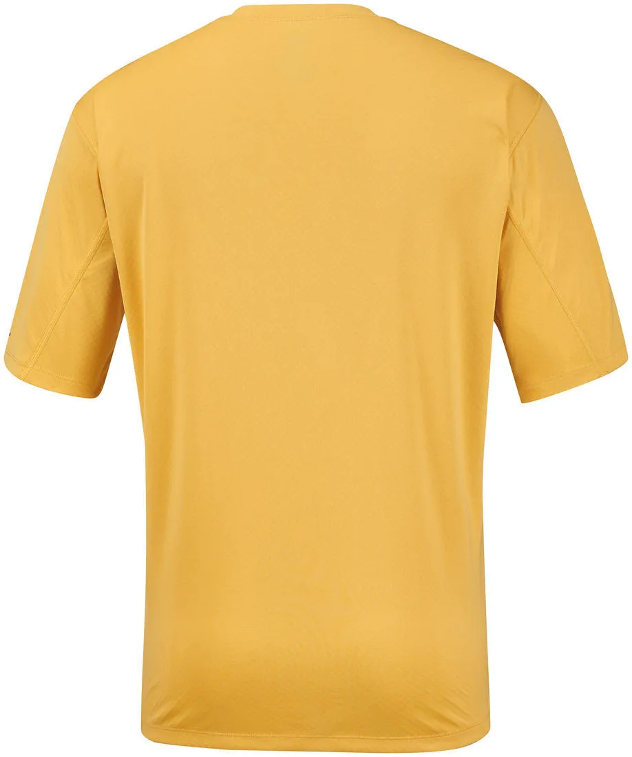 Columbia Men Yellow Zero Rules Short Sleeve T-Shirt