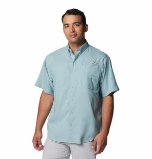 Columbia Mens Blue Omni-Wick Tamiami II Short Sleeve Shirt