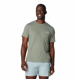 Columbia Mens Green PFG Tarpon Rise Tech Tee SS