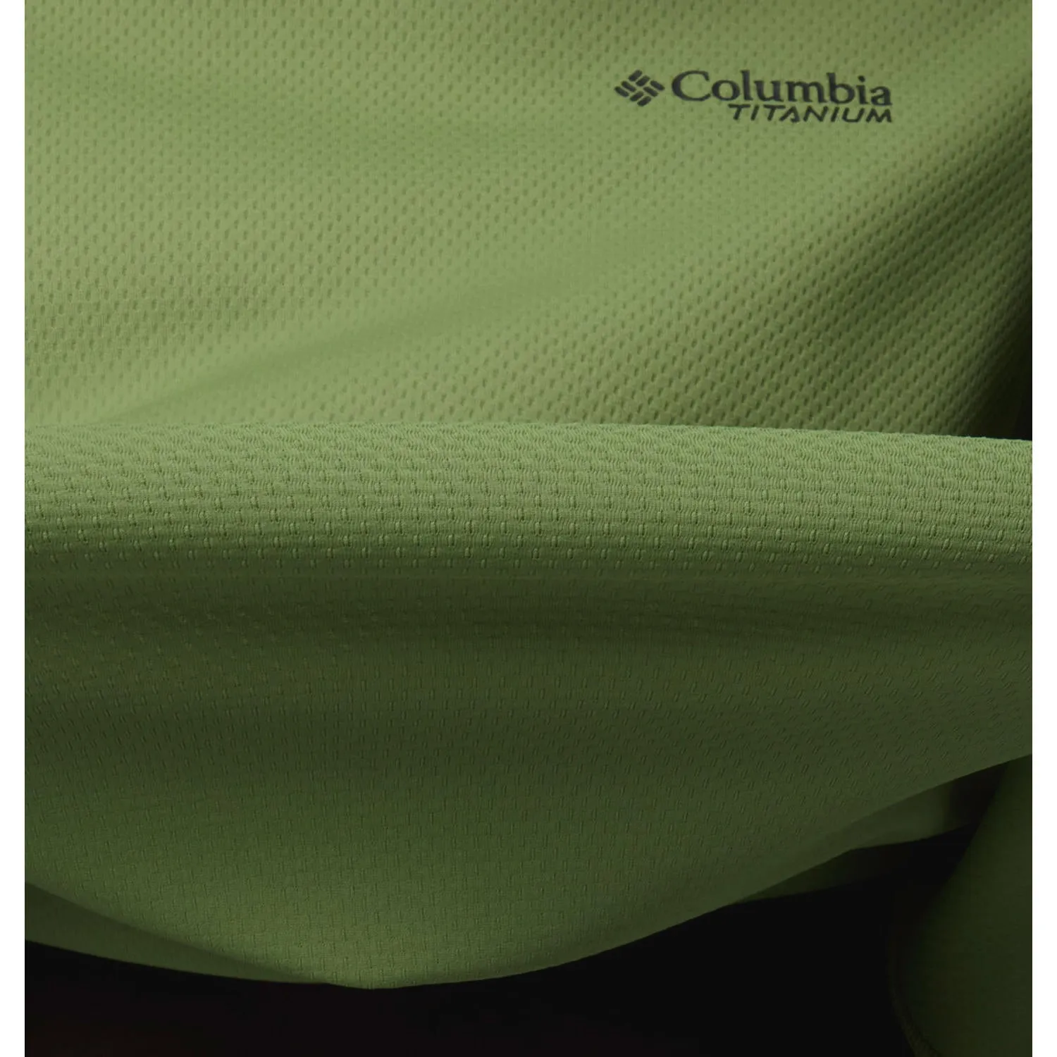 Columbia Mens Green Summit Valley Long Sleeve Crew Tshirt