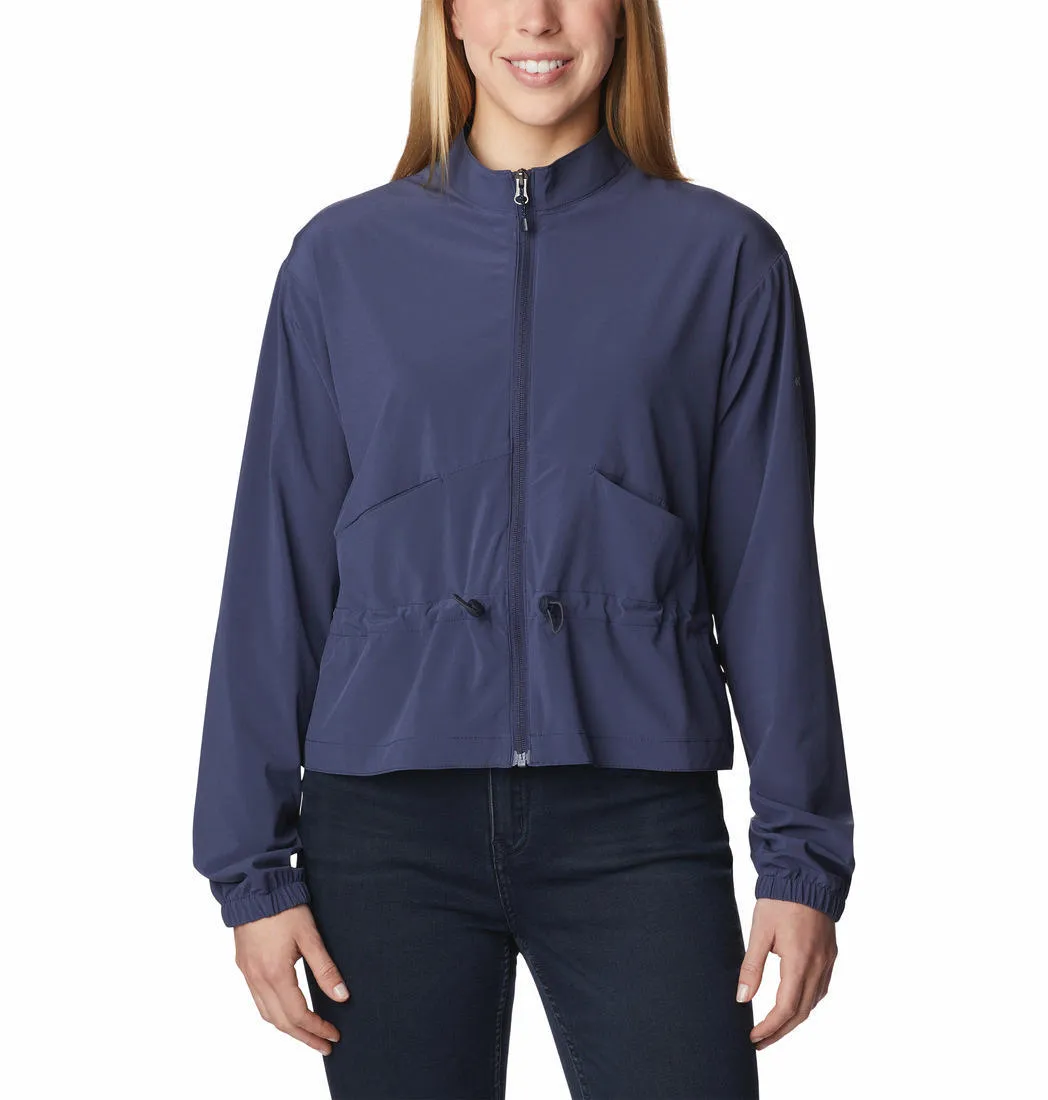 Columbia Women Blue Boundless Beauty Full Zip Shirts