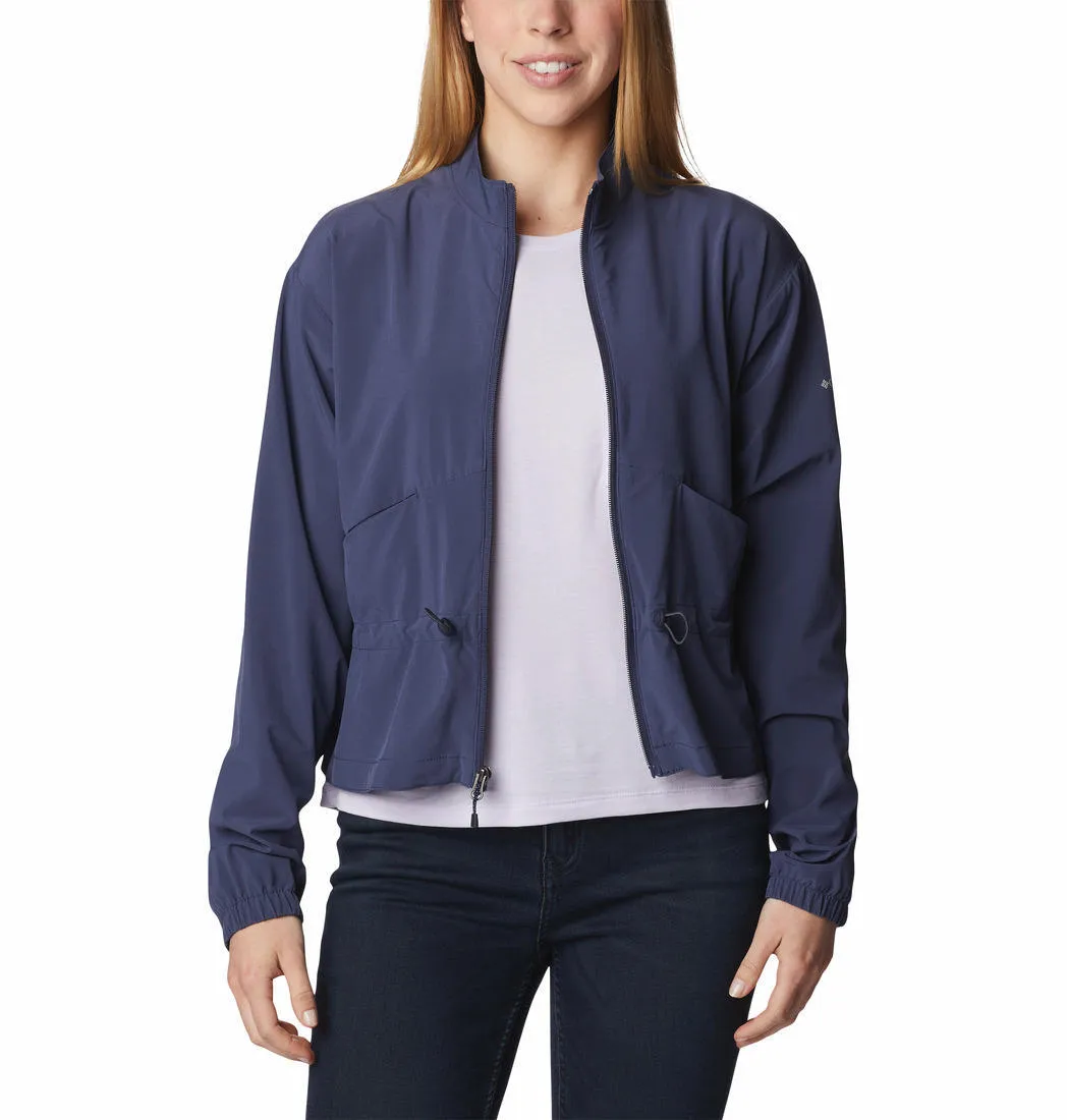 Columbia Women Blue Boundless Beauty Full Zip Shirts