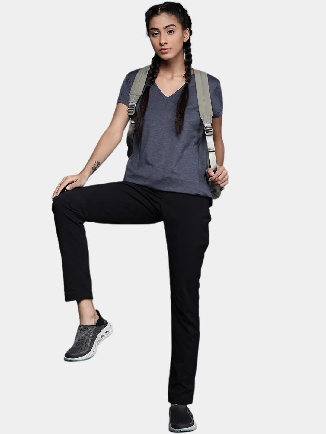 Columbia Women Blue Bryce SS T-Shirt