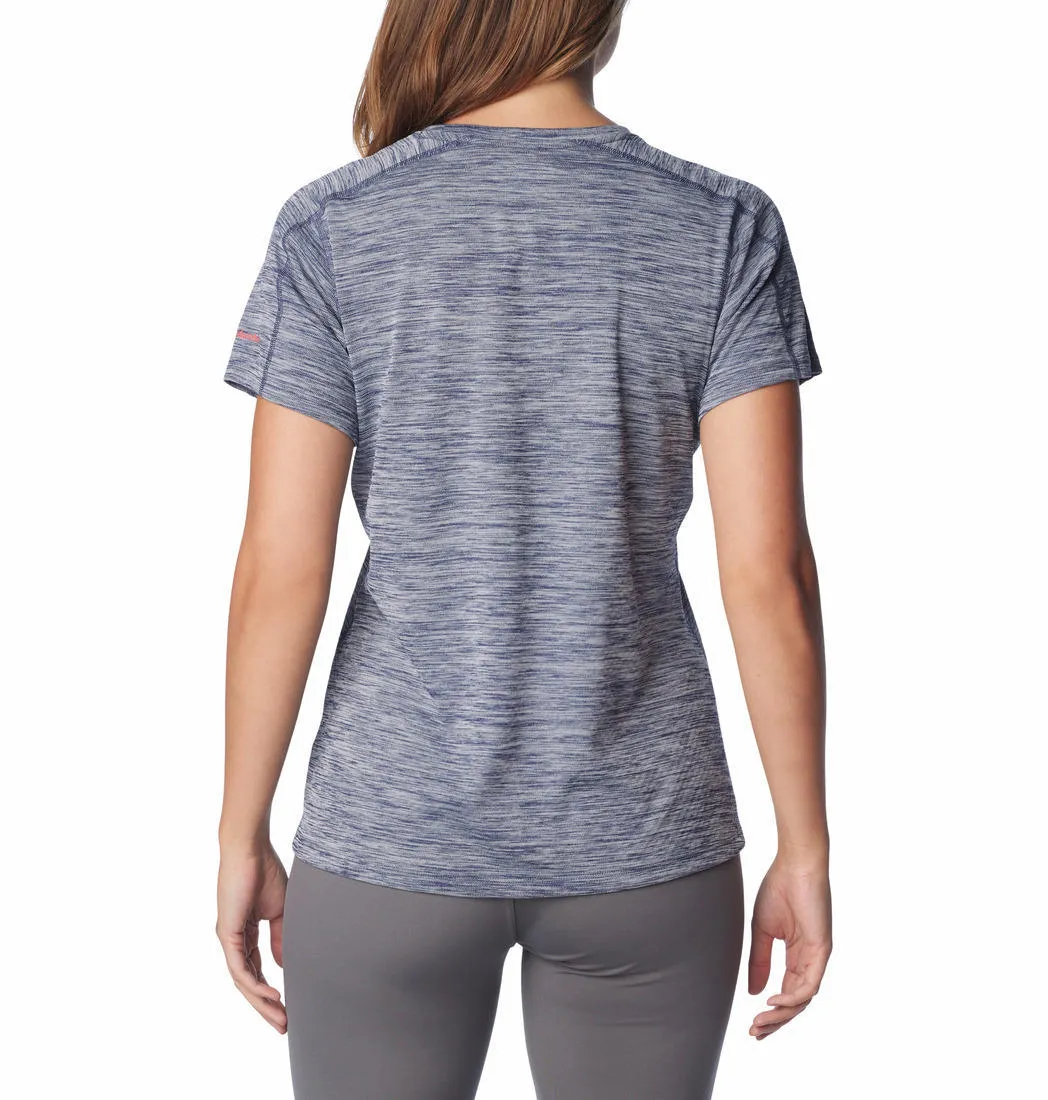 Columbia Women Blue Columbia Women W Zero Rules Graphic Crew T-Shirt