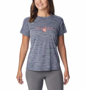 Columbia Women Blue Columbia Women W Zero Rules Graphic Crew T-Shirt
