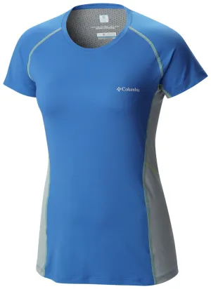 Columbia Women Blue Freeze Degree III Short Sleeve T-Shirt