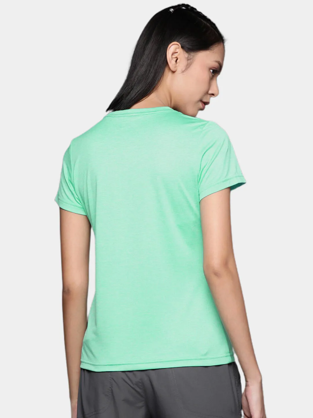 Columbia Women Green Columbia Hike SS Crew T-Shirt