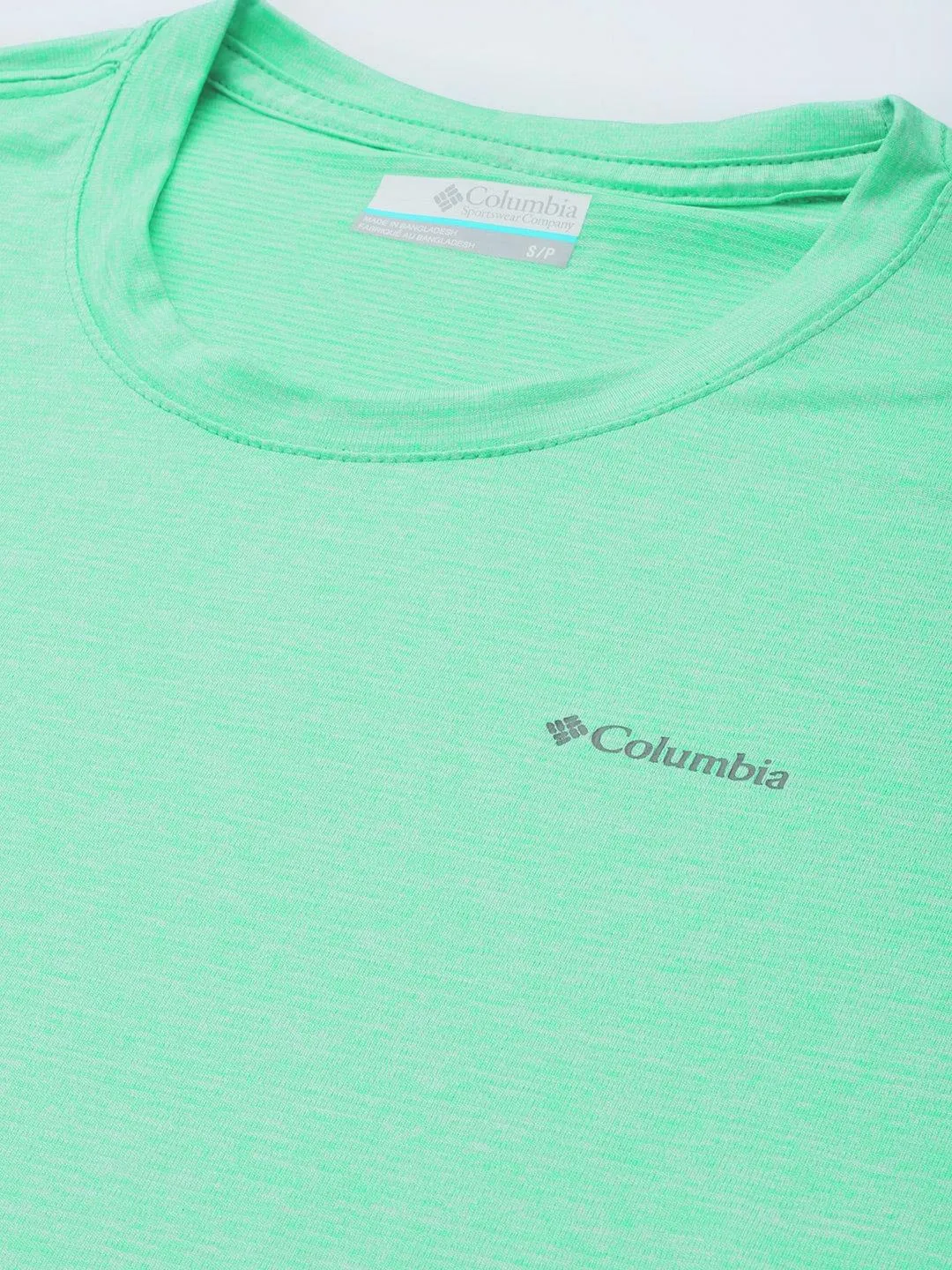 Columbia Women Green Columbia Hike SS Crew T-Shirt