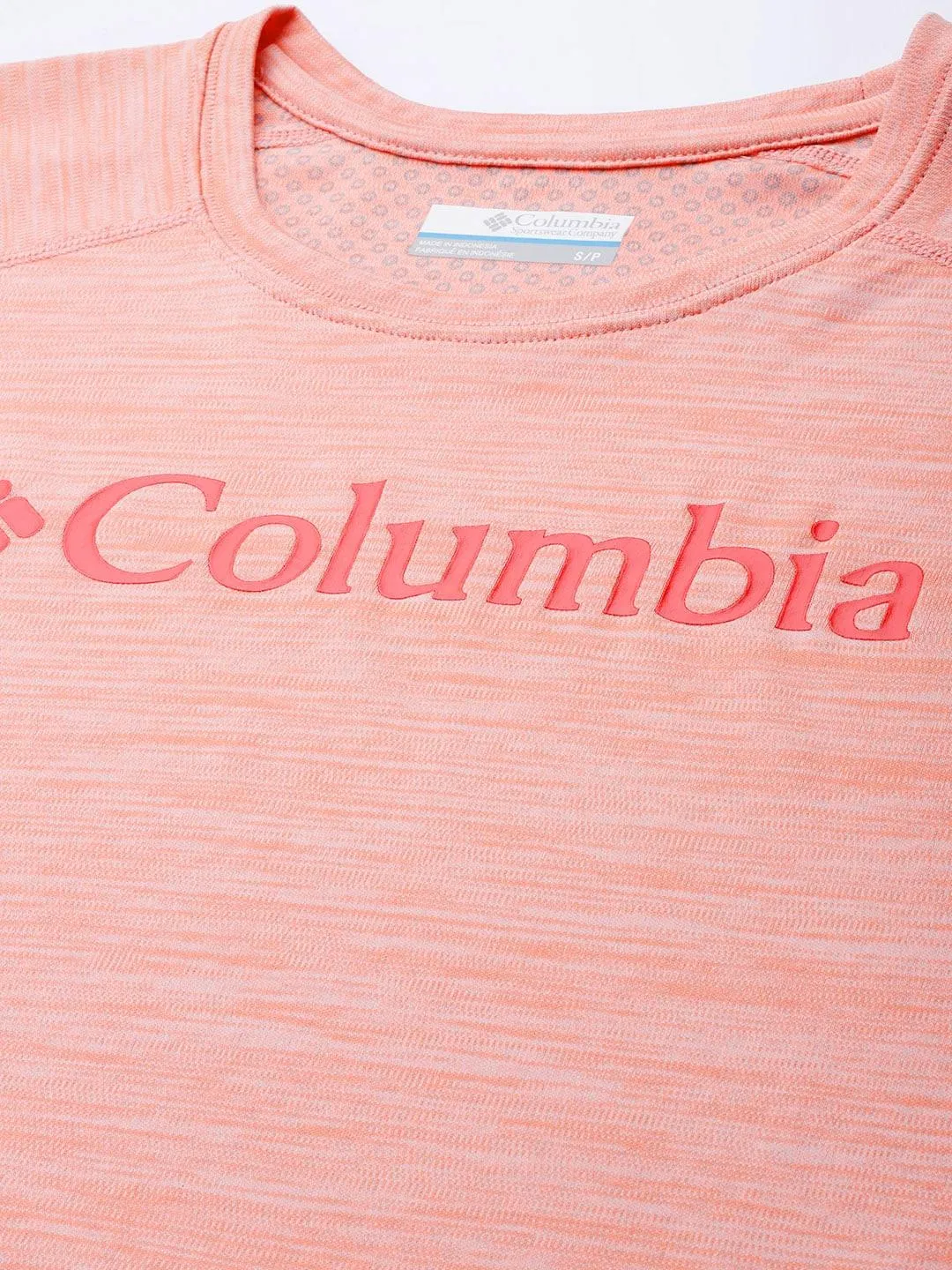 Columbia Women Peach W Zero Rules Graphic Crew T-Shirt